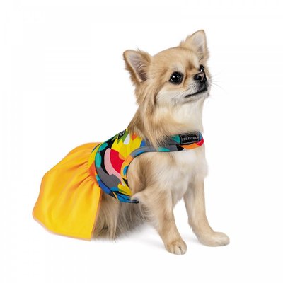 Платье Pet Fashion «Sun» для собак, размер M, желтое  PR242099 фото