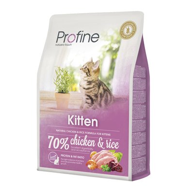 Сухой корм Profine Kitten для котят, с курицей и рисом, 2 кг 170560/7640 фото